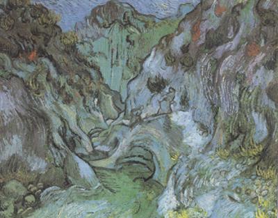 Vincent Van Gogh Les Peiroulets Ravine (nn04) France oil painting art